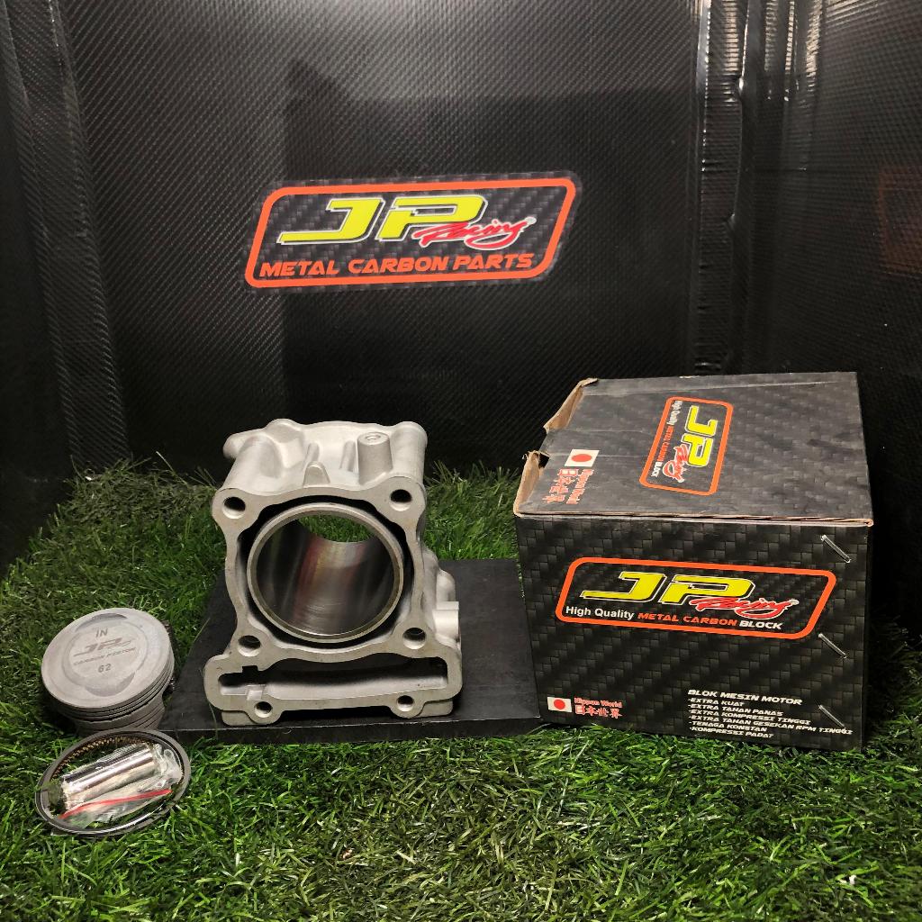 Blok metal carbon XC Yamaha NMAX /AEROX JP Racing piston carbon 60 62 63 65mm