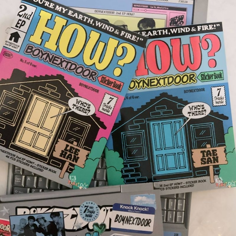 Album sticker taesan leehan sungho woonhak riwoo unsealed how boynextdoor only