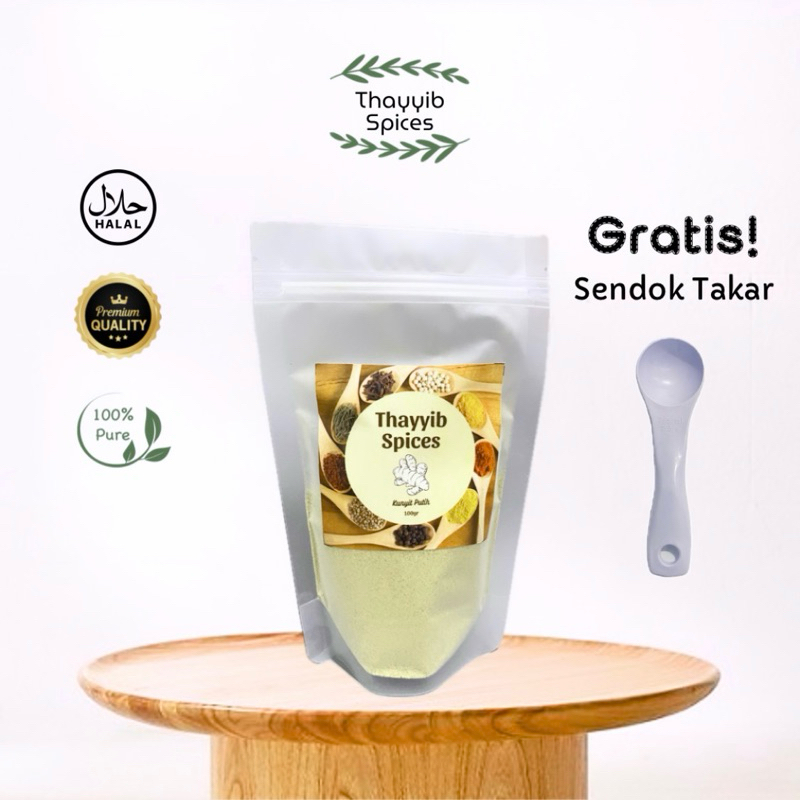 

Kunyit Putih Bubuk 100gr 50gr 15gr Powder Thayyib Spices