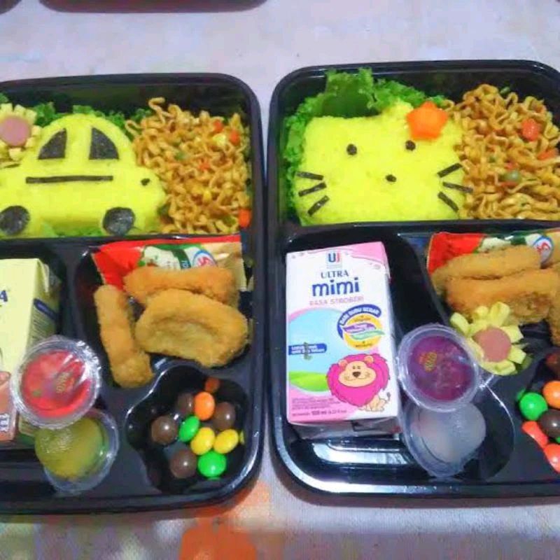 

Paket Nasi Bento Anak ultah mewah