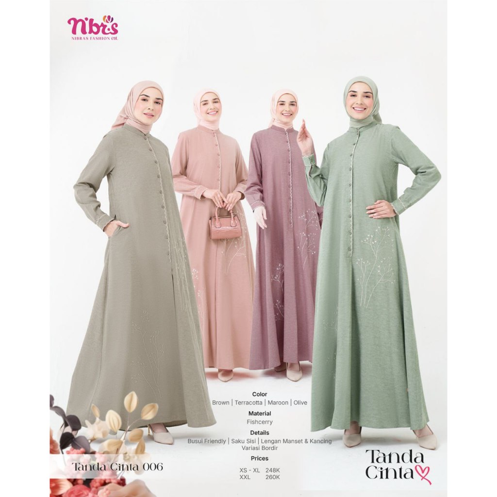 GAMIS NIBRAS TANDA CINTA 006