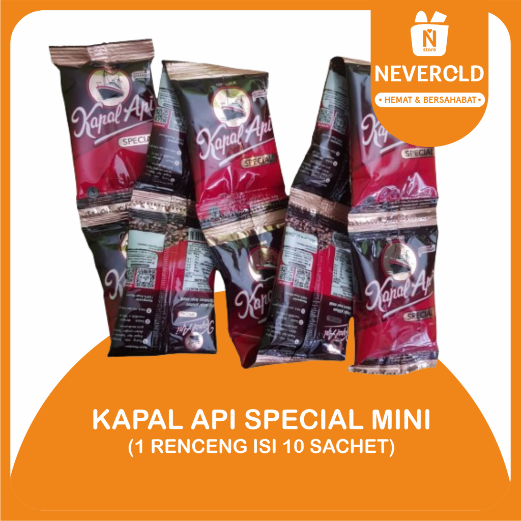 

KOPI KAPAL API SPECIAL MINI 6GR 1 RENCENG ISI 10 SACHET