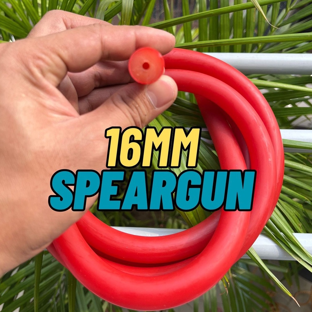 KODE C36N 16MM Karet Speargun Kwalitas Terbaik Panahan Ikan MERAH