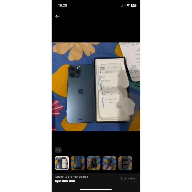 iphone 12 promax ex ibox