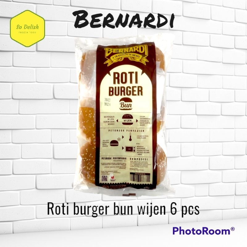 

Bernardi roti burger wijen isi 6 pc