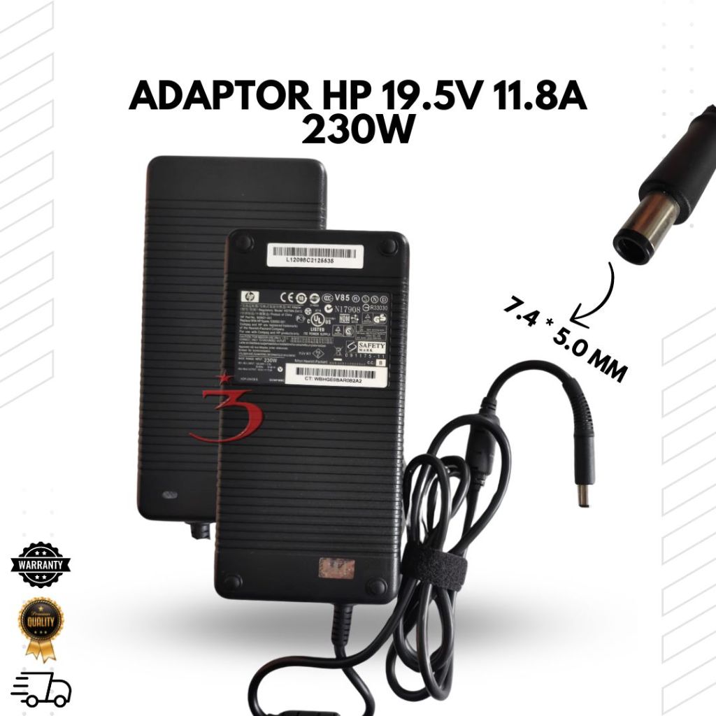 Adaptor Charger Laptop HP 1ZBook 15 17 G2 19.5V 11.8A 230W ORI