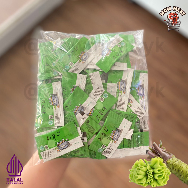 

Wasabi Paste Sachet | Wasabi Sachet Halal 100 pcs
