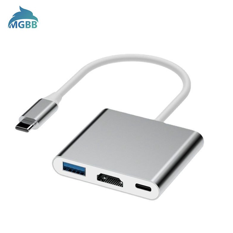 Kabel Converter USB 3 in 1 Type C To HDMI  TypeC  USB 3 h A2L9
