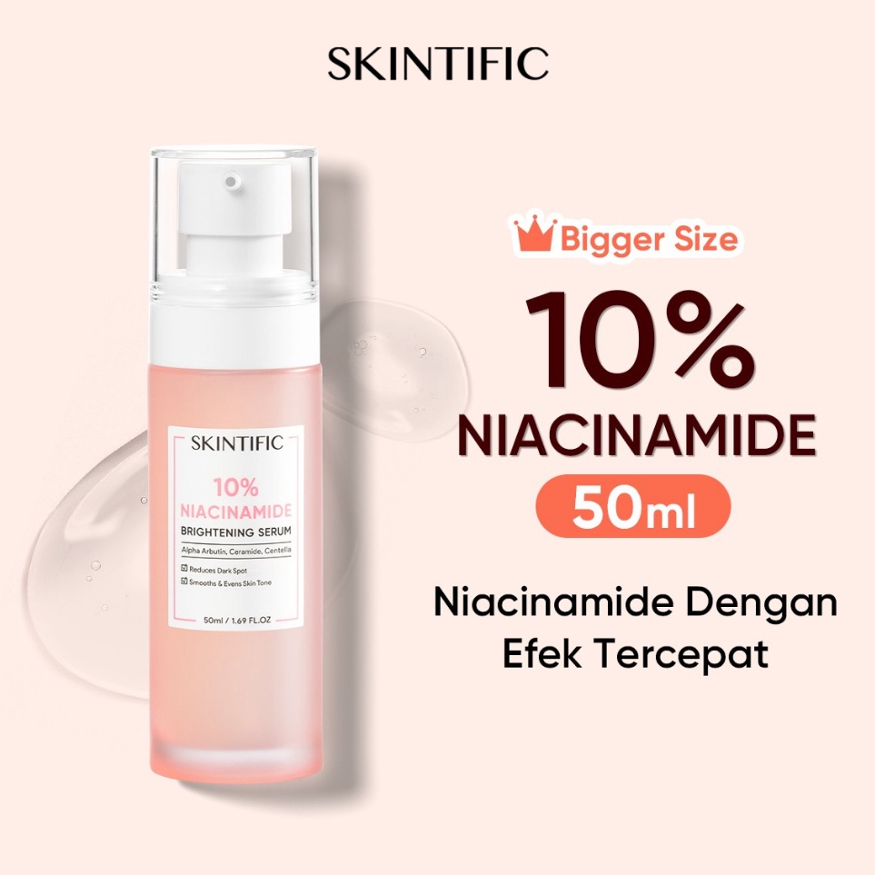 OFFICIALLY CERTIFIED SKINTIFIC  1 Niacinamide Brightening Serum 5ML  Serum Mencerahkan Dark Spot Tum