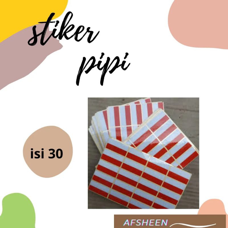 

STIKER PIPI isi 30 pcs