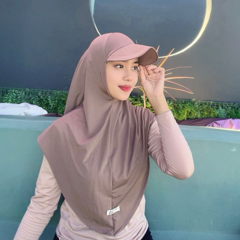 Zeiyaa - Hijab Instan Sport Topi Premium Size L