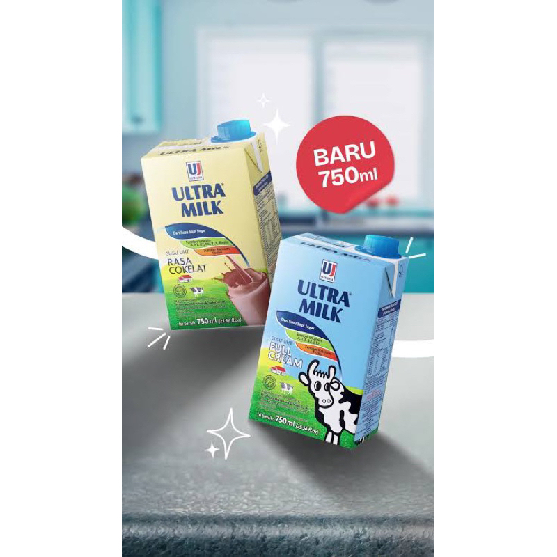 

BISA MIX 2 RASA Susu UHT Ultra Kemasan 750 ml pakai tutup | bekal anak sekolah | snack ultah | barista choice | susu coklat | ultra milk | ultra jaya
