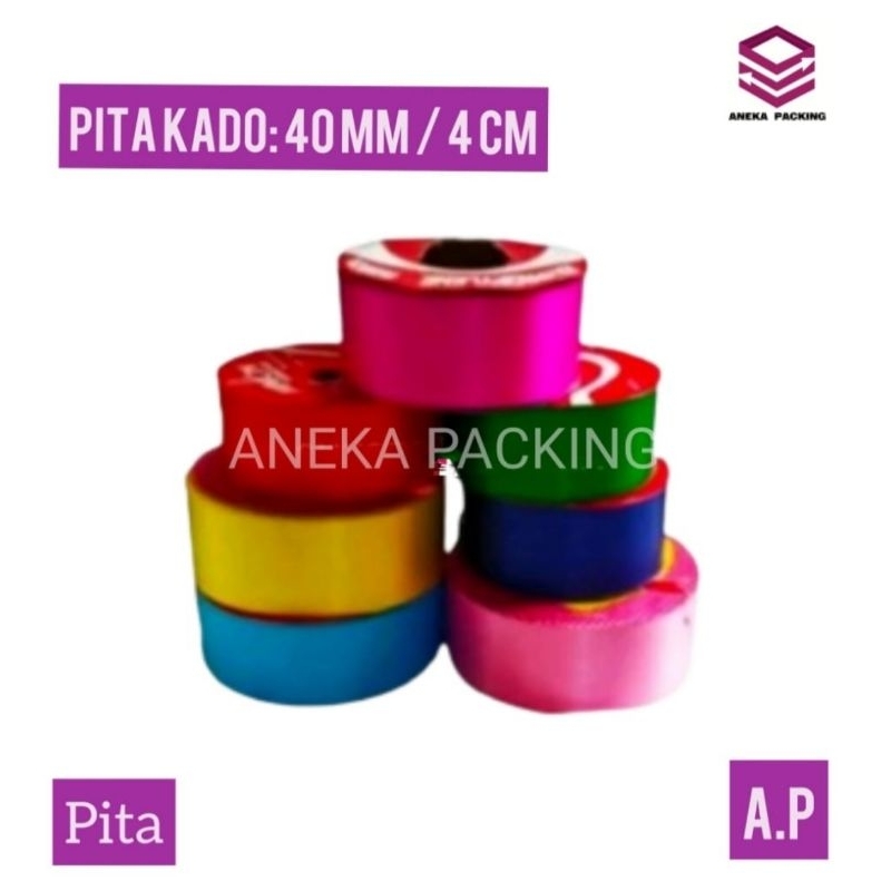 

Pita Kado 40 mm/ 4 cm /pita kertas/pita