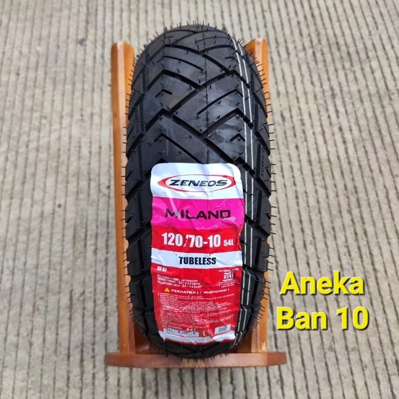 Ban Zeneos 120/70-10 Milano Tubeless