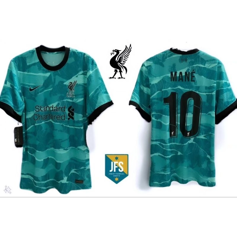 Original Jersey Liverpool Away 2020-2021Player Issue/Vaporknit Sadio Mane