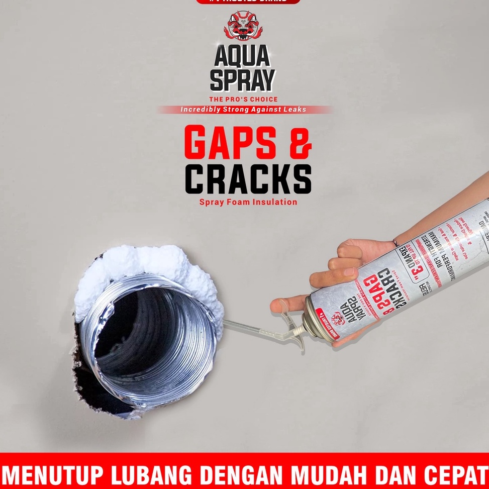 KODE Y94Q Aqua Spray  Gaps  Cracks Foam Sealant