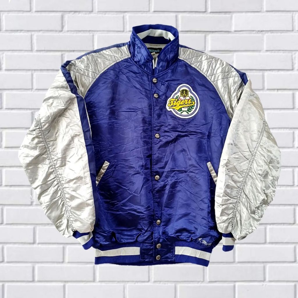 JACKET VARSITY MIZUNO TIGER ORIGINAL, SIZE L (SECOND BRANDED) PEKAT, JK0023