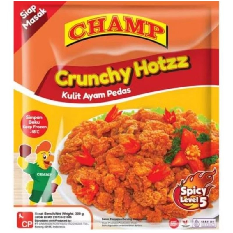 

champ crunchy hot | kulit pedas | crispy crunch pedas