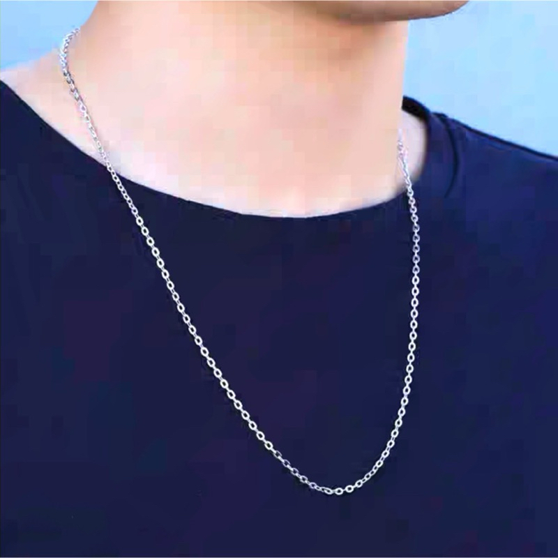 KALUNG RANTAI PRIA WANITA TITANIUM MODEL NURI KACA TRENDI