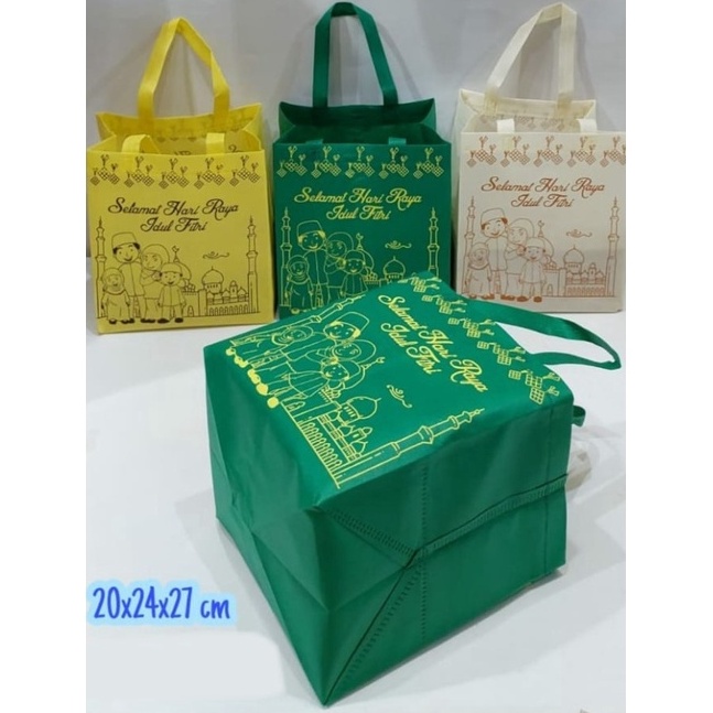 

EKSTRA PROMO Goodie Bag Idul Fitri 2 x 24 x 27 Goodie Bag Kotak Kue Lebaran