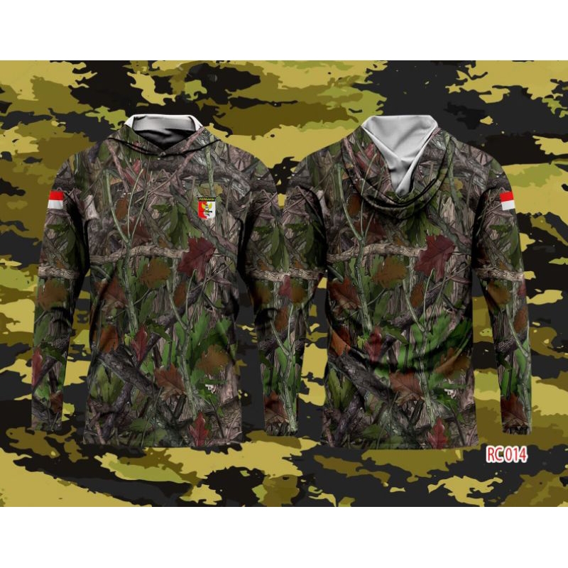 Jersey camo berburu / baju camo berburu / kaos jersey camouflage berburu || C013