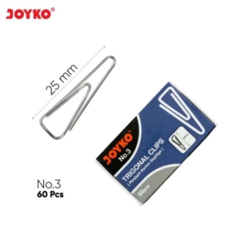 

Paper Clip / Triagonal Clip / Klip Kertas JOYKO No. 3