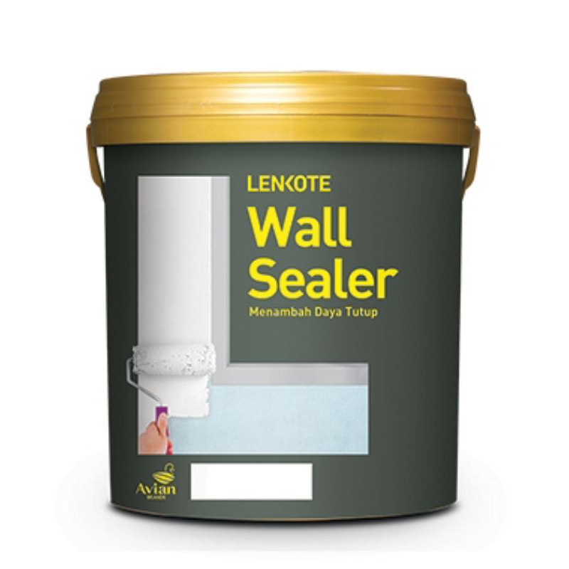 Cat dasar tembok Lenkote 3kg dinding Avian Lenkote Wall Sealer 2.5liter