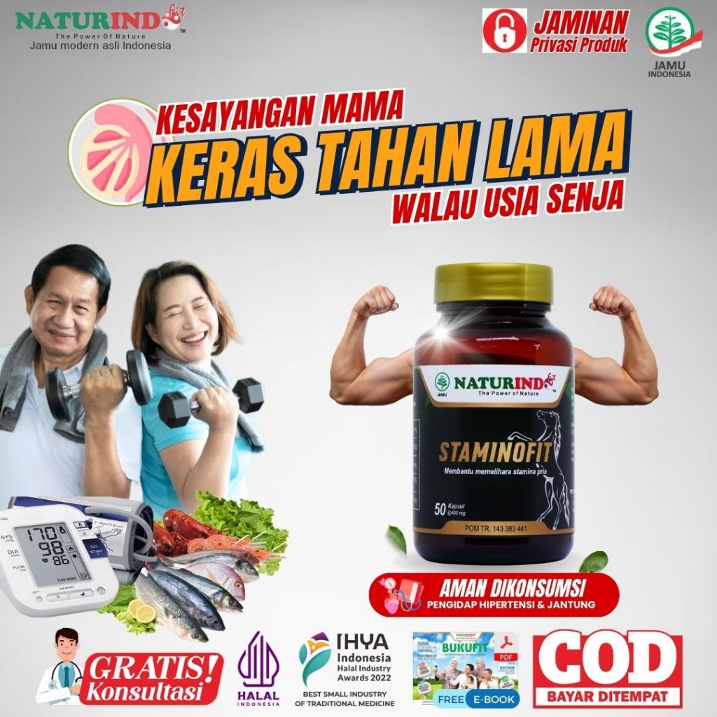 Herbal Staminofit Stamina Kuat Usia Senja Menjaga Keharmonisan Pasangan Staminofit