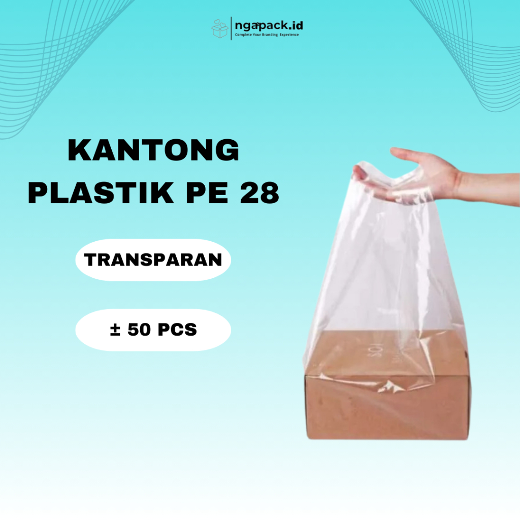 Kantong Plastik PE Bening 28