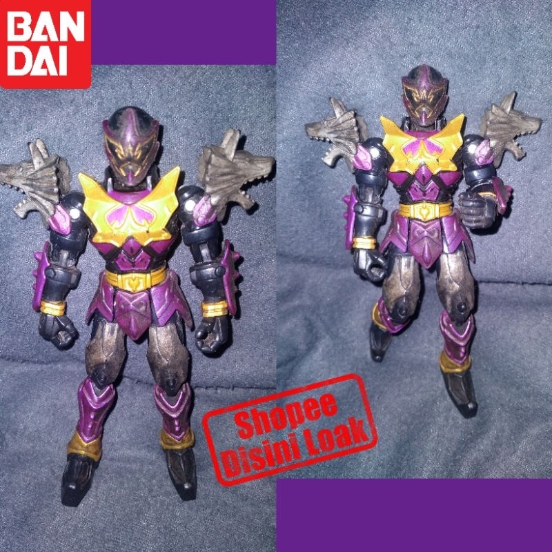 Power Rangers KORAGG KNIGHT WOLF Mystic Force Action Figure 2005 Bandai Saban Jungle Fury purple Art