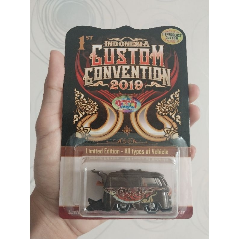 Hotwheels Kool Kombi Indonesia Custom Convention 2019 Sign