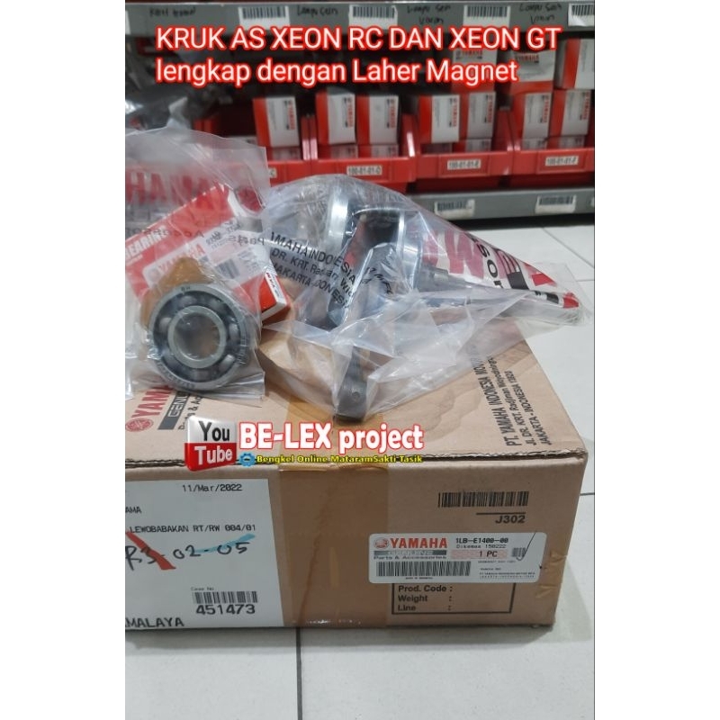 KRUK AS SET ORIGINAL XEON RC DAN XEON GT 125