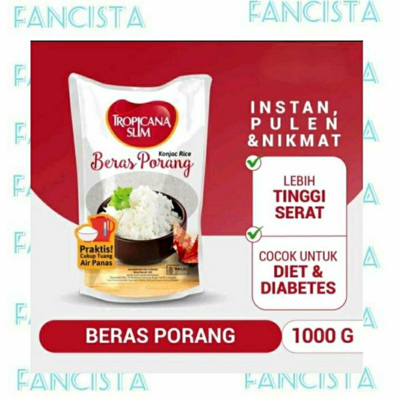 

Tropicana Slim Beras Porang Instan 1kg 1 kg