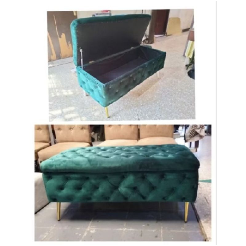SOFA / BENCH STORAGE BOX SERIBU KANCING