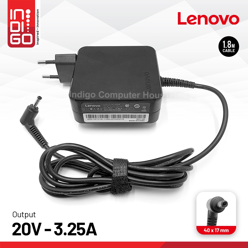 Adaptor Direct Lenovo 20V 3.25A 40x17mm/Charger Laptop/Charger lenovo