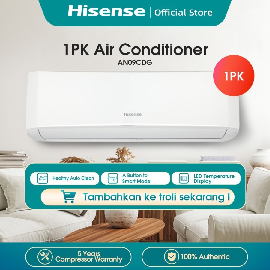 AC Split 1PK HISENSE AN09CDG R32 1PK - AN-09CDG - AN09CDG