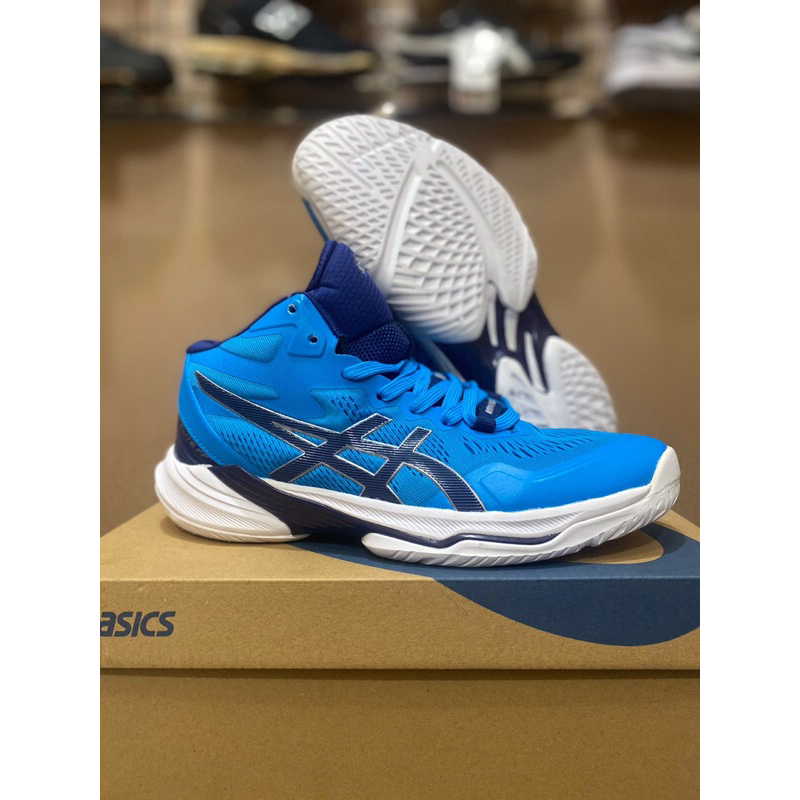 Sepatu Volly Asics Sky Elite FF2 Blue Navy Sepatu Voli pria