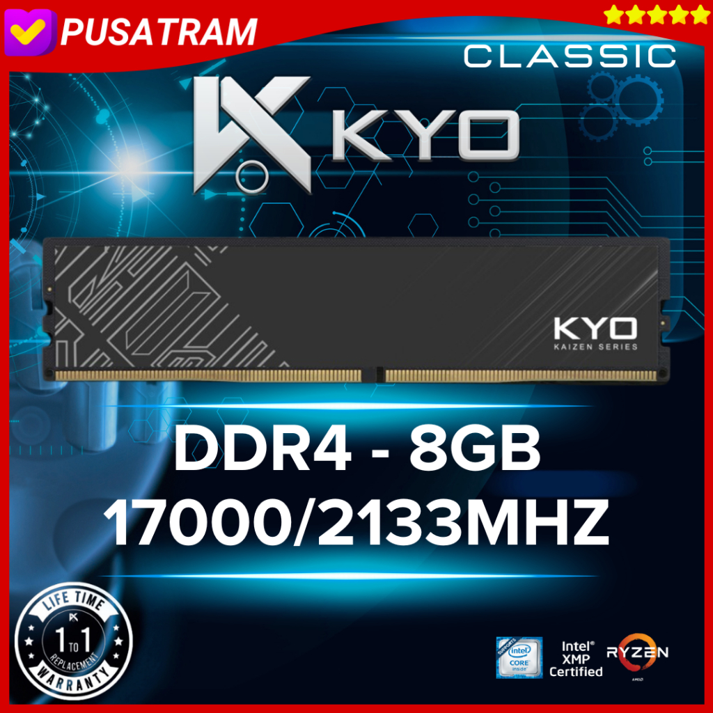 RAM PC KAIZEN DDR4 8GB 17000 / 2133 MHz RAM PC DDR4 8GB 2133 MHz