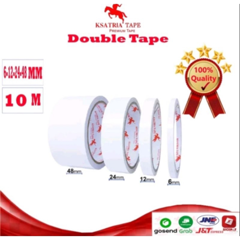 

DOUBLE TAPE / SOLATIP / LAKBAN DOUBLE TAPE 12MM 24MM DUA REKAT