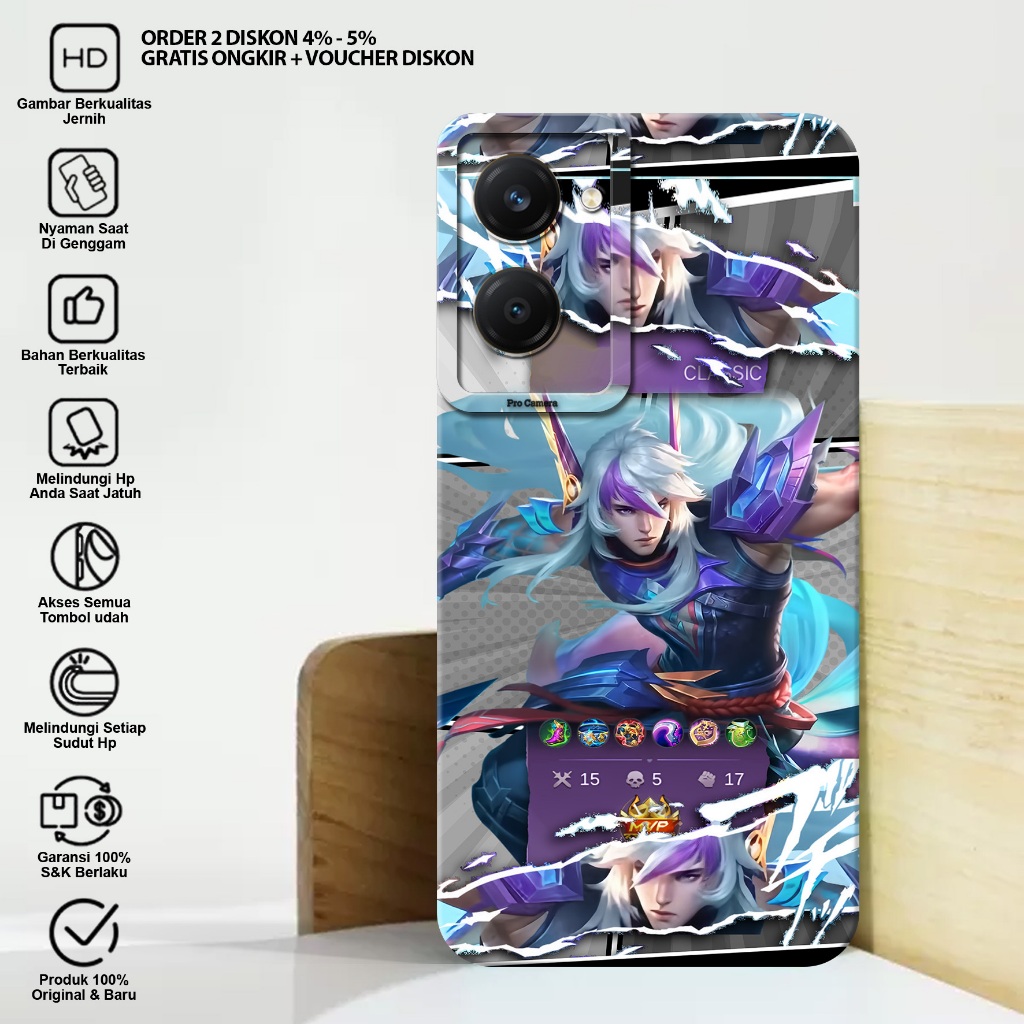 SOFTCASE VIVO Y18 Y03 Terbaru Motif (GAME ML) Case Vivo Y18 Y03 - Case Hp - Casing Hp - Casing Vivo 