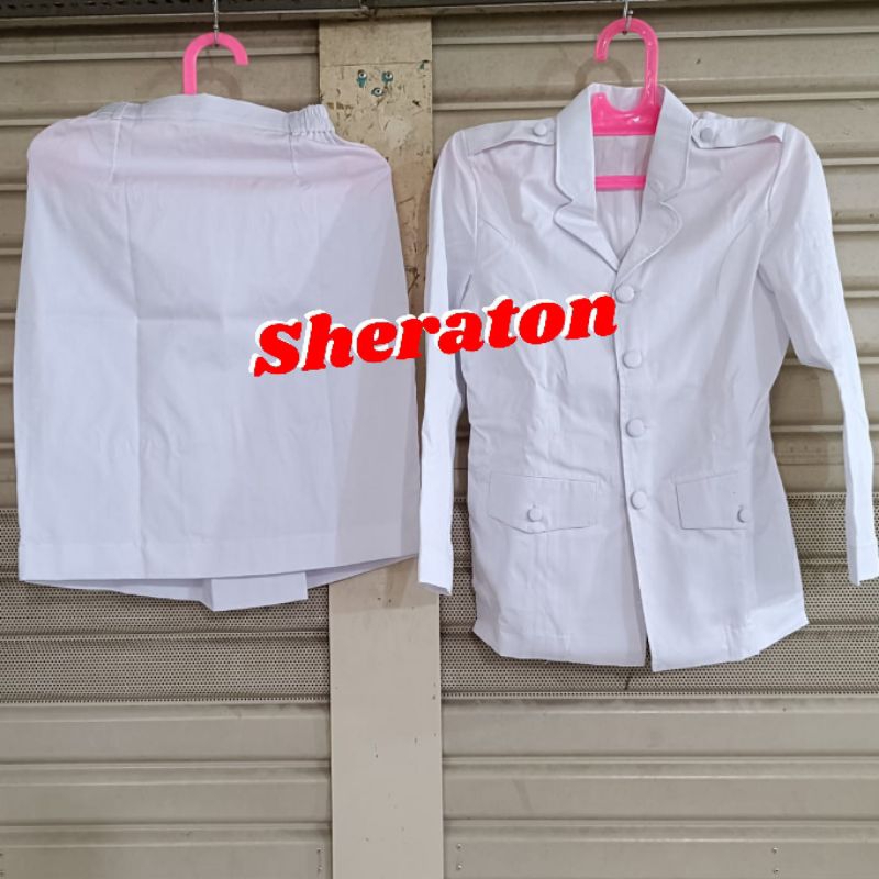 

stelan PDU paskibra baju PDU paskibra cewek bahan drill