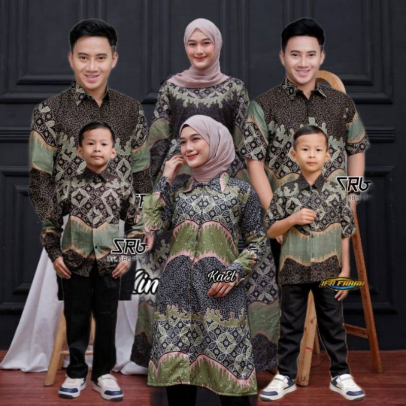 BISA PISAH || Couple Batik Keluarga Suami Istri Anak Cowok 2-13 Tahun || Sarimbit Batik Dewasa Anak 