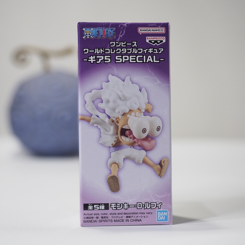 One Piece WCF Monkey D Luffy Gear 5th Special D Shocked Surprised World Collectable Figure Banpresto