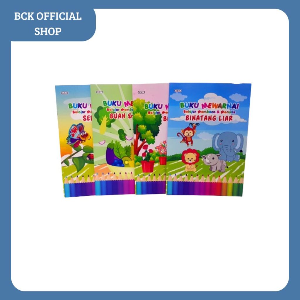 

Buku Mewarnai Kecil Buku Latihan Mewarnai Anak-Anak Kiky (pcs)