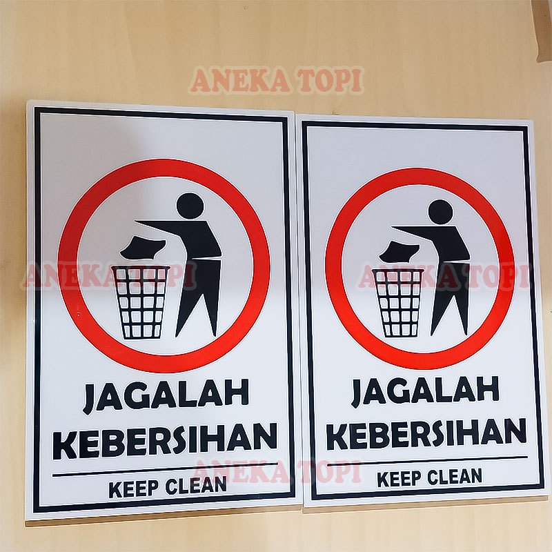 

Papan Pemberitahuan Jagalah Kebersihan Papan Sign Papan Tulisan Jagalah Kebersihan - Aneka Topi