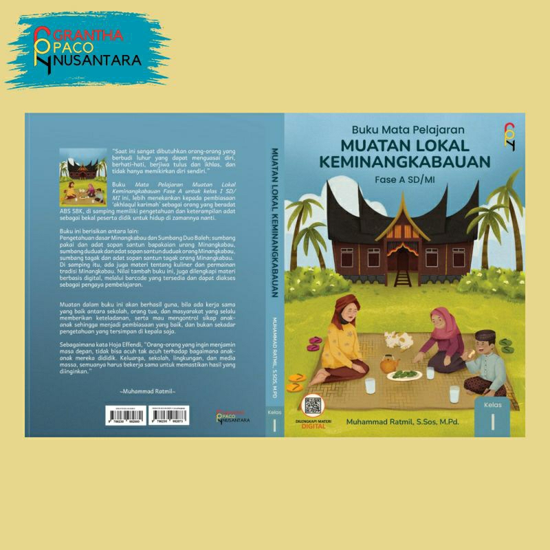 Buku Muatan Lokal Keminangkabauan Kelas I SD/MI (Muhammad Ratmil, S.Sos, M.Pd. )