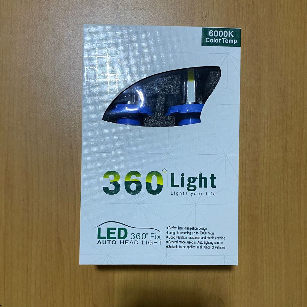 Bohlam Lampu LED Mobil 360 H4