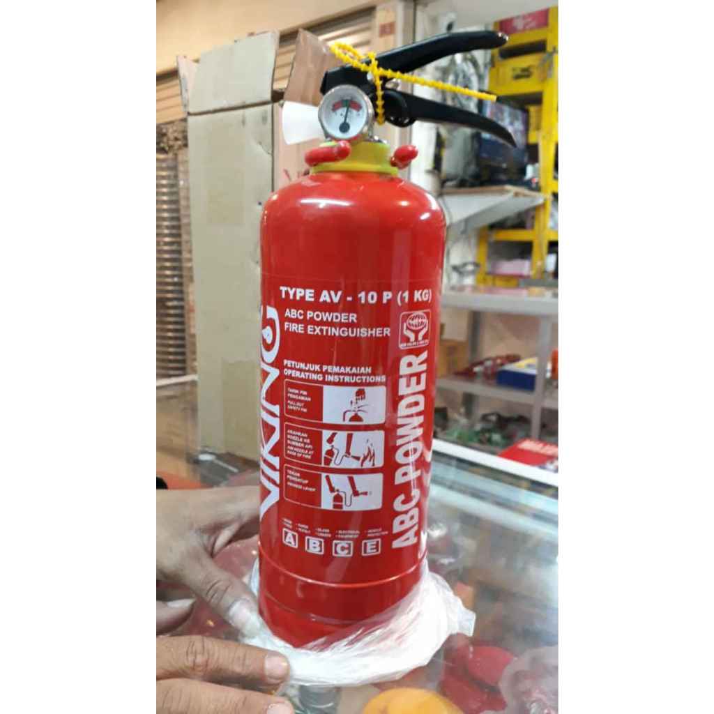 Apar viking 1kg AV-10P powder abc racun api Dry Chemical Powder 1 KG