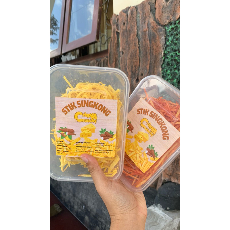 

Stik singkong dengan taburan bumbu premium 750 ml 100gr 2 pcs