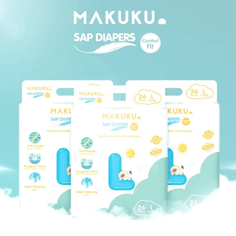MAKUKU diapers L 26